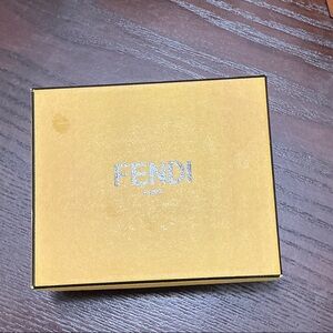 Fendi Mustard Yellow Gift Box Used